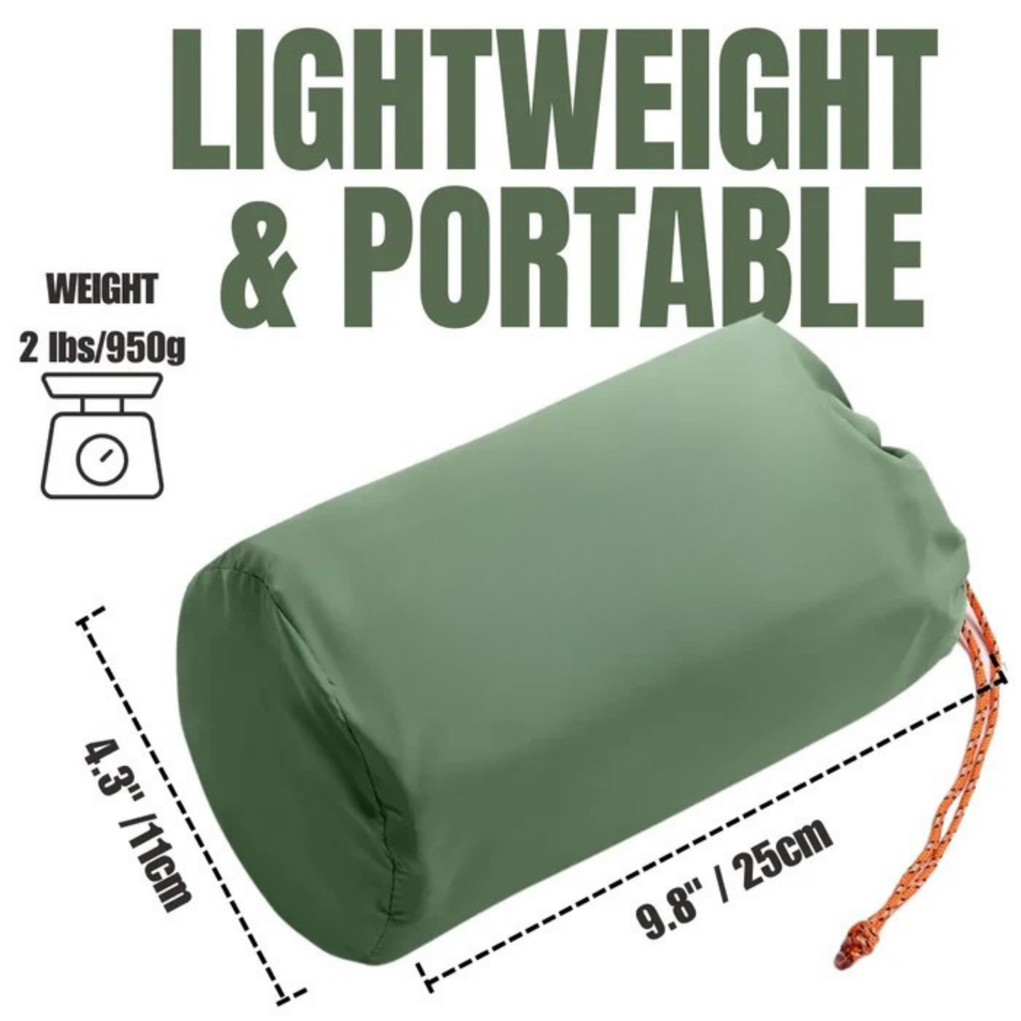 GreenCloud Air Sleeping Pad with Built-In Pump™
