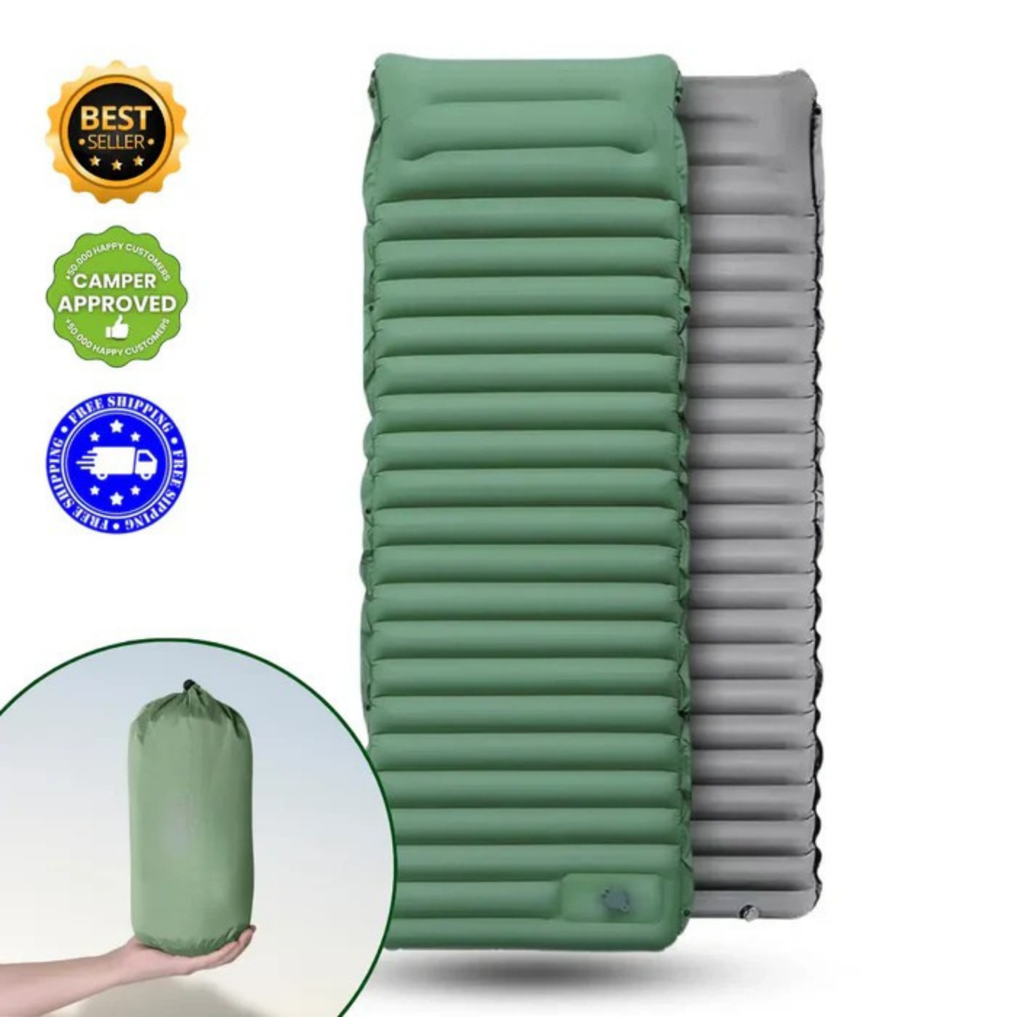 GreenCloud Air Sleeping Pad with Built-In Pump™