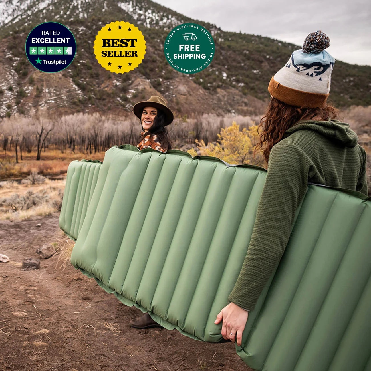 GreenCloud Air Sleeping Pad with Built-In Pump™