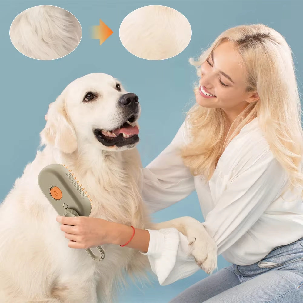 PuffEase Spritz: Quick & Easy Pet Hair Remover Comb